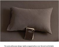 Ensemble de housse de couette en mousseline de coton 100% double couche, tissu froissé, ultra doux, 4 pièces pour lit king ou queen