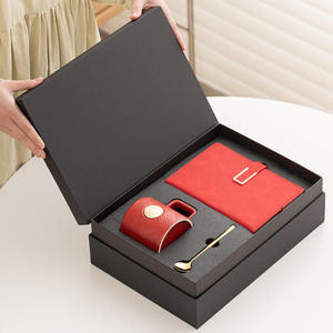 Cadeaux promotionnels avec logo, tasse en papier faite à la main, carnet imprimé en sérigraphie, cadeau d'entreprise haut de gamme plaqué - Product Image 3