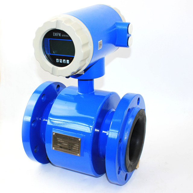 DN8-DN400 Cheap Digital Smart Hot Water Magnetic Flowmeter Sewage Electromagnetic Flow Meter With 4-20mA HART