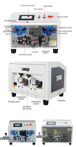 Automatic Wire Insulation Wire Jacket Remover Multi Core Automatic Cutting Stripping Cable Wire Machine