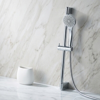Pommeau de Douche Haute Pression de Qualité Supérieure, Économiseur d'Eau, en ABS Chromé, Design Moderne, Installation Facile
