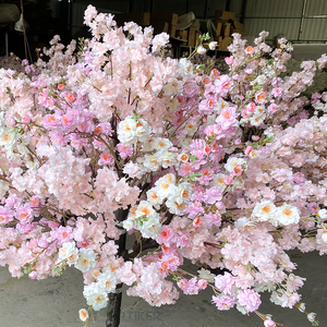 Cành Hoa Anh Đào Màu Trắng Hồng Nhật Bản Chân Thực Cây Hoa Anh Đào Nhân Tạo Bằng Mây Để Trang Trí Trung Tâm Đám Cưới - Product Image 4