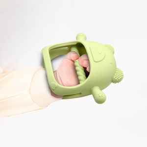 2026 Nouveaux Anneaux de dentition en silicone souple pour bébés 0-24 mois, pour la stimulation des gencives, soulagement de la douleur, anti-chute, base à ventouse, sûrs et non toxiques - Product Image 4