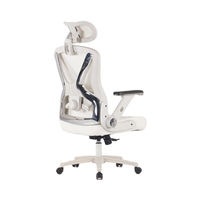 Chaise de bureau moderne avec accoudoir 5D pour enfants Design à jambes croisées avec appui-tête réglable en nylon pour étudier