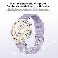 Bracelet de montre sport classique en caoutchouc souple respirant Trendybay pour Huawei GT6 18MM, bracelets de montre en silicone standard