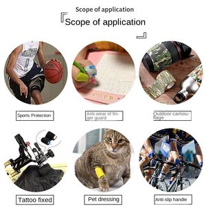 <span class=keywords><strong>Bandage</strong></span> de Sport Auto-Adhésif 5 cm x 4,5 cm Bande d'Enveloppement Vétérinaire pour Articulations des Doigts Trousse de Premiers Soins Médicaux <span class=keywords><strong>Bandage</strong></span> Élastique pour Animaux de Compagnie - Product Image 2