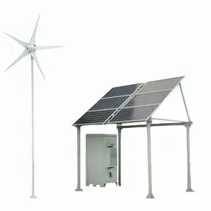 solar wind hybrid system portable power station solar generator diesel