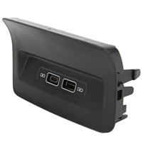 Prise de chargeur USB pour siège arrière noir 5QD035726L, remplacement pour KODIAQ KAROQ 2017+