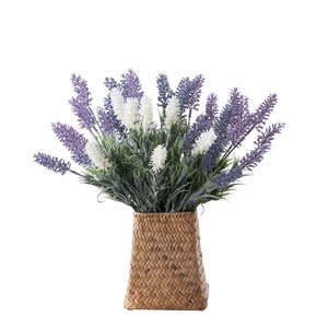 ช่อดอกลาเวนเดอร์ประดิษฐ์ CallaFloral สีขาวนมชมพู ทำจากพลาสติก สำหรับตกแต่งบ้าน จัดดอกไม้งานแต่งงาน - Product Image 5