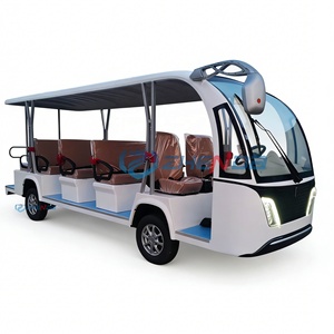 Bus électrique classique à quatre roues pour visites touristiques, batterie au plomb, 4-17 places, vitesse maximale de 60 km/h, pour le bureau, les ventes, le campus, la réception - Product Image 1