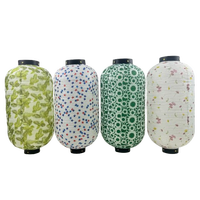 Lanternes chinoises en nylon imperméable pour l'extérieur, lanterne japonaise de barbecue de nourriture de sushi d'impression complète pour des événements de style d'amour
