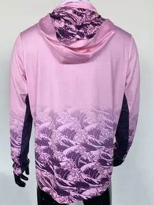 Camisa de Pesca con Capucha y Protección UV UPF50, Camisa de Pesca de Poliéster de Secado Rápido para Hombre con Polaina para el Cuello - Product Image 5