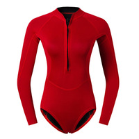 Combinaison intégrale en néoprène 2 mm pour femme, protection UV, combinaison anti-méduse pour le surf, la plongée en apnée et la plongée sous-marine