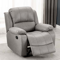 Nouvelle Arrivée - Fauteuil Inclinable Manuel Pivotant en Cuir Confortable - Mobilier Moderne pour Villa - Chaise Longue de Salon