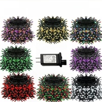 Adaptateur d'alimentation pour lumières LED, lumières scintillantes étanches IP44 avec télécommande et minuterie pour la maison, la cour, le balcon, le camping, la décoration de festival