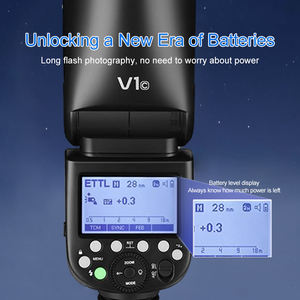 <span class=keywords><strong>Godox</strong></span> <span class=keywords><strong>V1</strong></span> Flash Battery VB-26 VB26 Li-Ion Battery Pack 7.2V 2600mAh pour <span class=keywords><strong>V1</strong></span> Camera flash lamp 650 full-power flashs avec série - Product Image 3