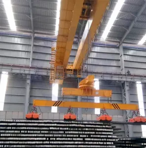 High Level Slewing Overhead Crane With Carrier Beam Lift Capacity 32 Ton 40 Ton Work Duty A6 For Steel Mill