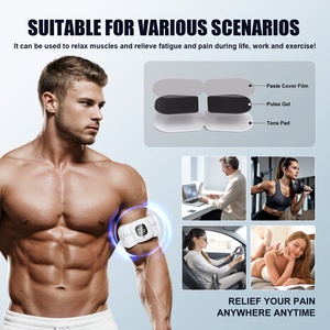 Stimulateur musculaire TENS rechargeable, masseur intelligent sans fil TENS EMS pour soulager les douleurs au dos, au cou, aux épaules et aux jambes. - Product Image 4