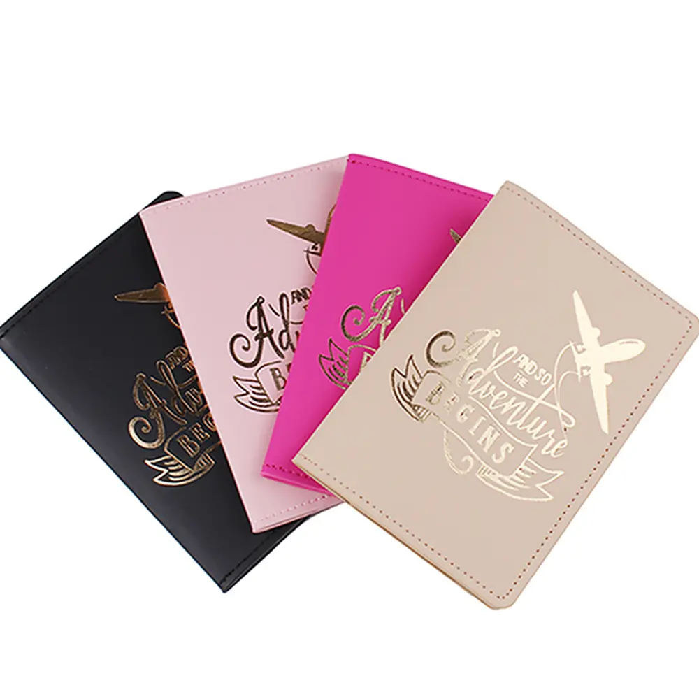 Colorful Luxury Passport Cover Credit Card Soft Pu Wallets Traveling One Piece Passport Holder Cover