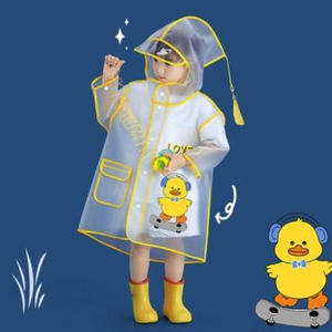 Il Miglior Impermeabile Integrale Traspirante per Bambini con Stivali da <span class=keywords><strong>Pioggia</strong></span>, Realizzato in Resistente Materiale EVA per Bambini dell'Asilo - Product Image 2