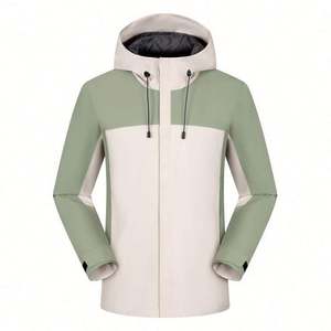 Veste personnalisée avec logo personnalisé, coupe-vent pour homme, à capuche, légère, pour l'extérieur, printemps-automne, imperméable - Product Image 1