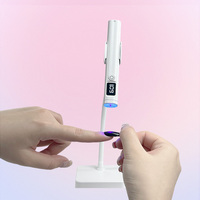 Lampe à LED portable rechargeable pour nail art, rotation à 360 degrés, séchage rapide, faible bruit, matériau plastique de haute qualité, utilisation domestique