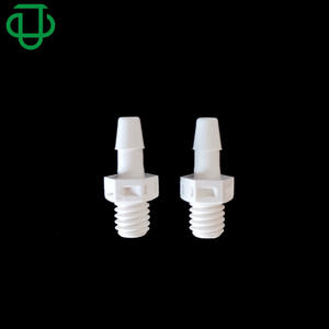 Conexiones de Pagoda Rectas de Nylon Blanco Premium JU, Rosca M6, Conexiones de Precisión para Conductos de Fluidos con Rosca Externa - Product Image 2