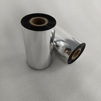 Cinta de Transferencia Térmica Compatible con HP, Tamaño Personalizado, 35m*300M, Resina, Satén, Nailon, para Impresoras de Etiquetas