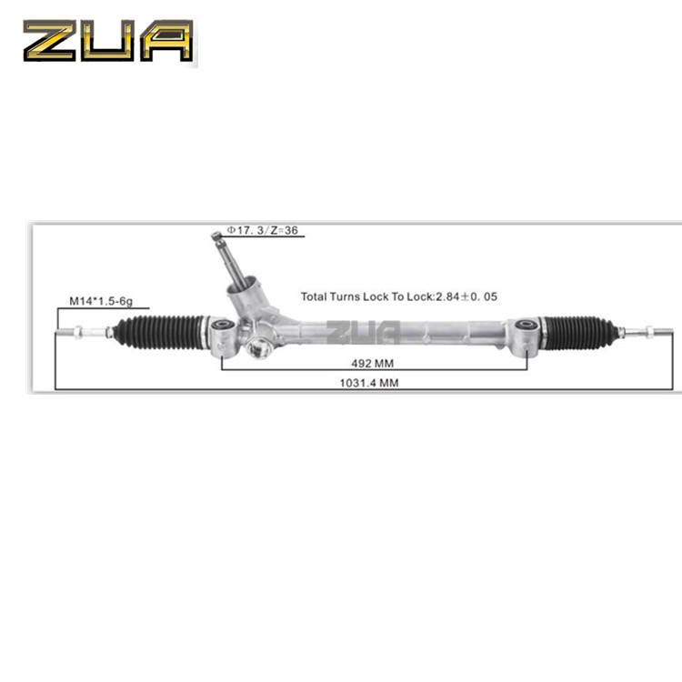 ZUA Power Steering Gear for Suzuki Alivio 2014-