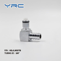 Chine laiton connecteur d'eau coude robinet chromé tuyau barb
