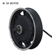 QS MOTEUR Moteur de moyeu de moto électrique à grande vitesse 8000W 17*3.5 pouces V3 V4 120KPH État neuf