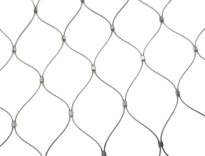 Malla de Alambre de Acero Inoxidable Flexible, Tejido Plano, Apertura de 6 mm, Diámetro del Alambre de 2 mm, Malla para Cercas de Zoológicos, Aviarios y Granjas, Plegable y Cortable - Product Image 1
