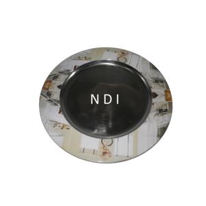 Plato de Servir de Alta Calidad para Pasta y Postres con Acabado en Níquel y Borde Impreso para Uso Doméstico y de Catering a Bajo Precio - Product Image 1