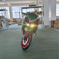 Moto électrique haute performance pour adultes ; Vente directe usine ; Exportation transfrontalière ; Moto de course Jiaolong à bras oscillant unique