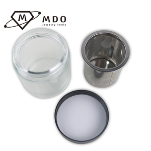 Mini Portable pierres précieuses en vrac pierre diamant rondelle bijoux nettoyage pot outil bouteilles en <span class=keywords><strong>verre</strong></span> tasse en <span class=keywords><strong>verre</strong></span> pour le nettoyage du diamant - Product Image 4