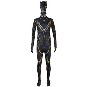 Traje de Cosplay de Pantera Negra 2 para Hombre, Traje Completo de Spandex y Nailon con Máscara, Disfraz de Halloween, Ropa de Escenario, Juego de Rol de Anime - Product Image 5