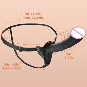 Đôi Đầu Nhân Tạo Dương Vật Mặc Điện Strapon Vibrator Cho Lesbian Rung Quan Hệ Tình Dục Đồ Chơi Dây Đeo Trên Vành Đai Dương Vật Giả Cho Phụ Nữ - Product Image 5