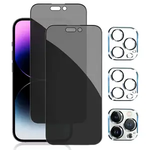 Protecteur d'écran en verre anti-espion 2.5d pour <span class=keywords><strong>iPhone</strong></span> 15 14 <span class=keywords><strong>Plus</strong></span> 14 Pro Protecteur d'écran anti-espionnage en verre trempé pour <span class=keywords><strong>iPhone</strong></span> 15 14 <span class=keywords><strong>Plus</strong></span> 14 Pro - Product Image 1