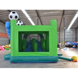 Castello Gonfiabile a Tema Porta <span class=keywords><strong>da</strong></span> Calcio con Scivolo, Stile Sportivo Commerciale, per Noleggio Feste - Product Image 4