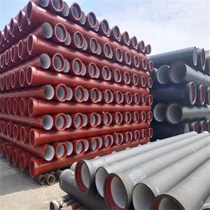 Tuyau en fonte ductile 300 mm Prix Di Pipe K7 K9 K12 Fonte ductile tuyau <span class=keywords><strong>rouge</strong></span> - Product Image 5
