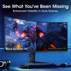 Monitor Gaming Curvo Ultraancho KOORUI 34E6UC de 34 Pulgadas, WQHD, 165Hz, 1000R, 1ms MPRT, HDR400, DCI-P3 95%, FreeSync Premium, 1 DP 1.4, 34-i - Product Image 4