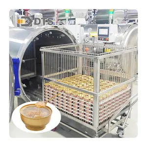 Automatische Dampf-Heizwasser-Spray Sterilisationstechnologie in Dosen Speise-Retroct