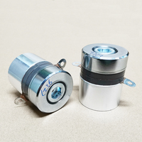 Vibrator Piezo QXULTRASONIC Baru yang Andal 100kHz Konversi Tinggi 60W Transduser Ultrasonik Paduan Aluminium Pembersihan 3 Bulan