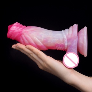 NNSX Nuevo Dildo de Silicona Curvo con Nudo de Caballo y Ventosa, Juguetes Sexuales para Mujeres y Hombres, Estimulador de Punto G, Masturbador Femenino - Product Image 4