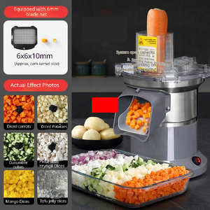Cortadora de Verduras Comercial 3 en 1 Mond.uk, Rebanadora Eléctrica, Trituradora, Picadora, con Boca Grande de 9 cm, Motor de CC de Cobre de 200 W - Product Image 5