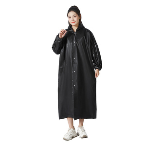 One-time Use Thickened Extended One-Piece Hooded <strong>Raincoat</strong> for Adults Portable Travel Design EVA Material Rainproof Heavy Rain - Product Image 3