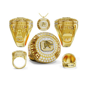 แหวนแชมป์ทีมวอลเลย์บอลซอฟต์บอลแบบกำหนดเอง - Product Image 4