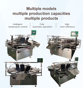 เครื่องทำขอบ18KW 380V อัตโนมัติเต็มรูปแบบสำหรับใช้ในอุตสาหกรรมเครื่องทำแป้งข้าวเจ้าไอศกรีม<span class=keywords><strong>ปลา</strong></span>แบบโคนทำจากกระดาษ - Product Image 6