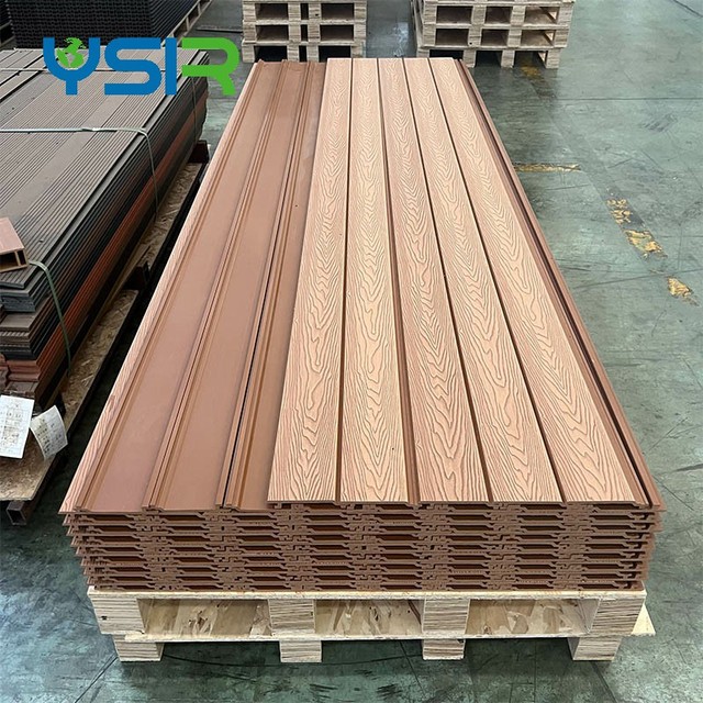 Fireproof Outdoor WPC Wall Panel for Commercial Wall Cladding