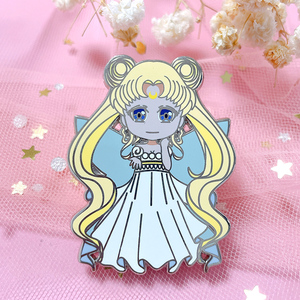 เข็มกลัดเคลือบแบบการ์ตูนโบราณสไตล์โมเดิร์น คุณภาพสูง ผลิตตามสั่ง ป้ายโลหะเคลือบแข็งน่ารัก สำหรับ<span class=keywords><strong>อนิเมะ</strong></span> - Product Image 2